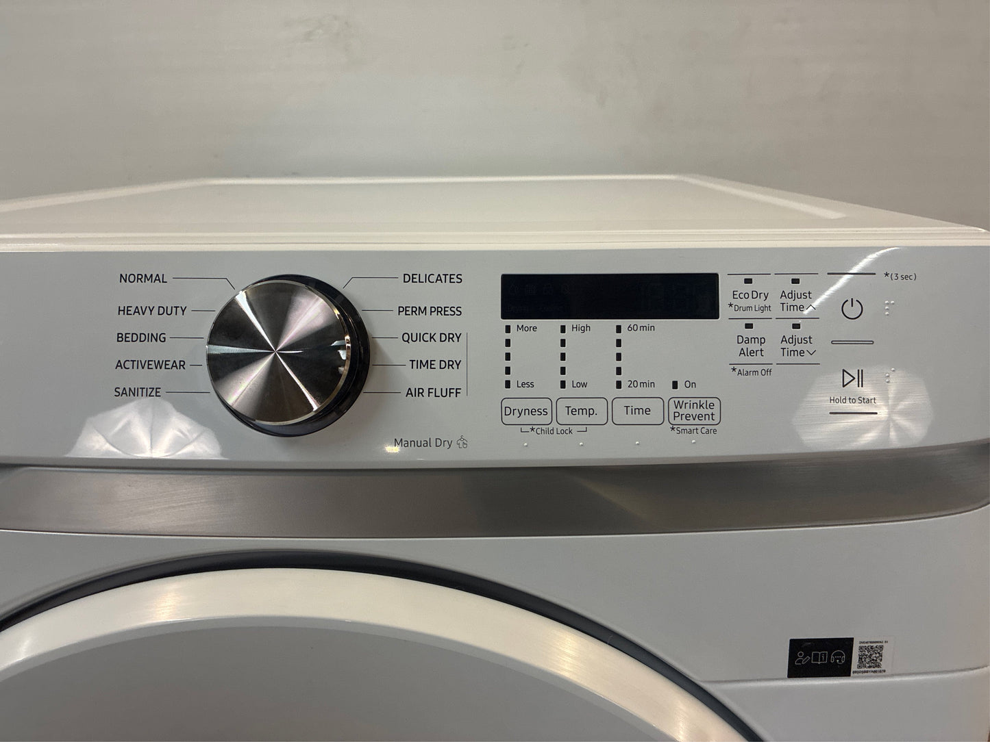 Samsung 7.5 cu ft Stackable Electric Dryer (White)