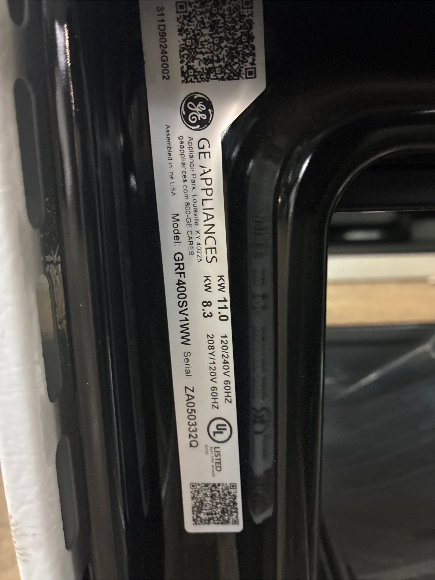 GE 30 in. 4-Burner Electric Range, White