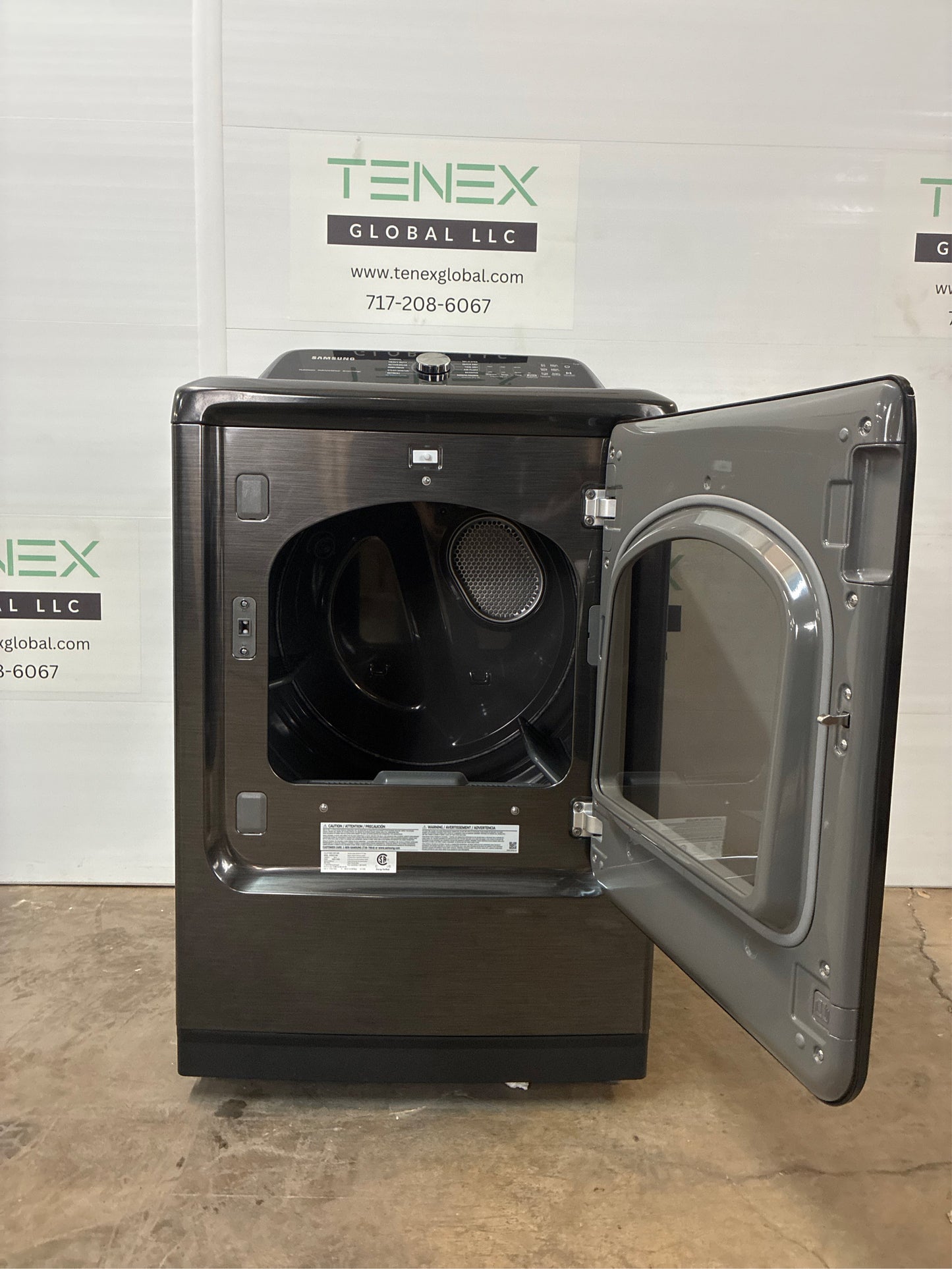 Samsung Brushed Black 7.4 cu. ft. Electric Dryer BB
