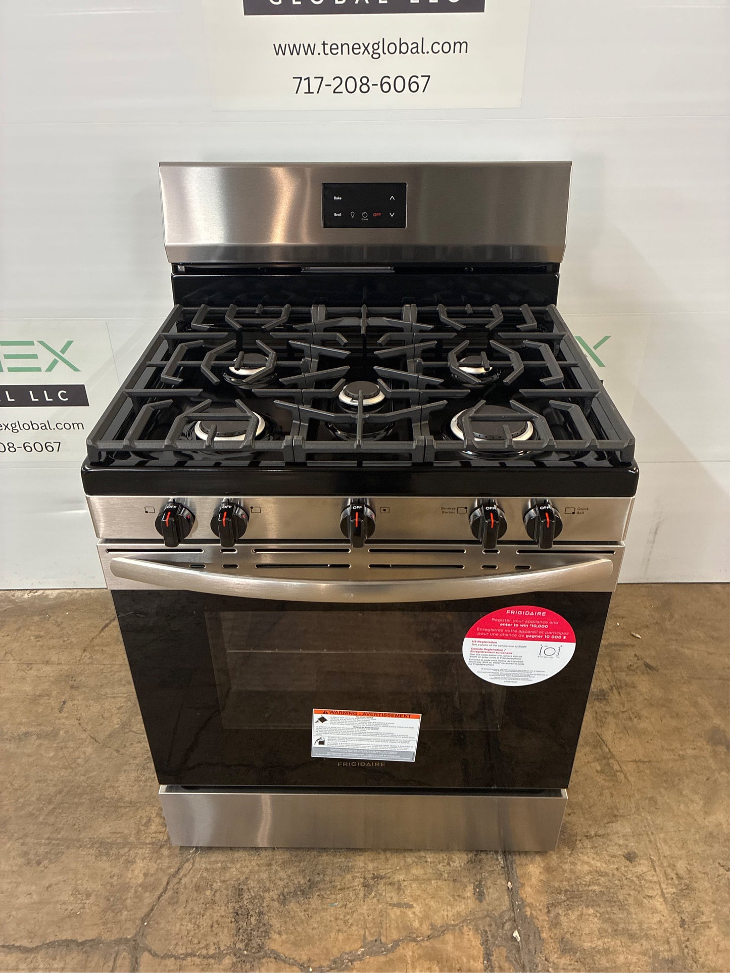 Frigidaire 30" 5-Burner 5.1-cu ft Gas Range