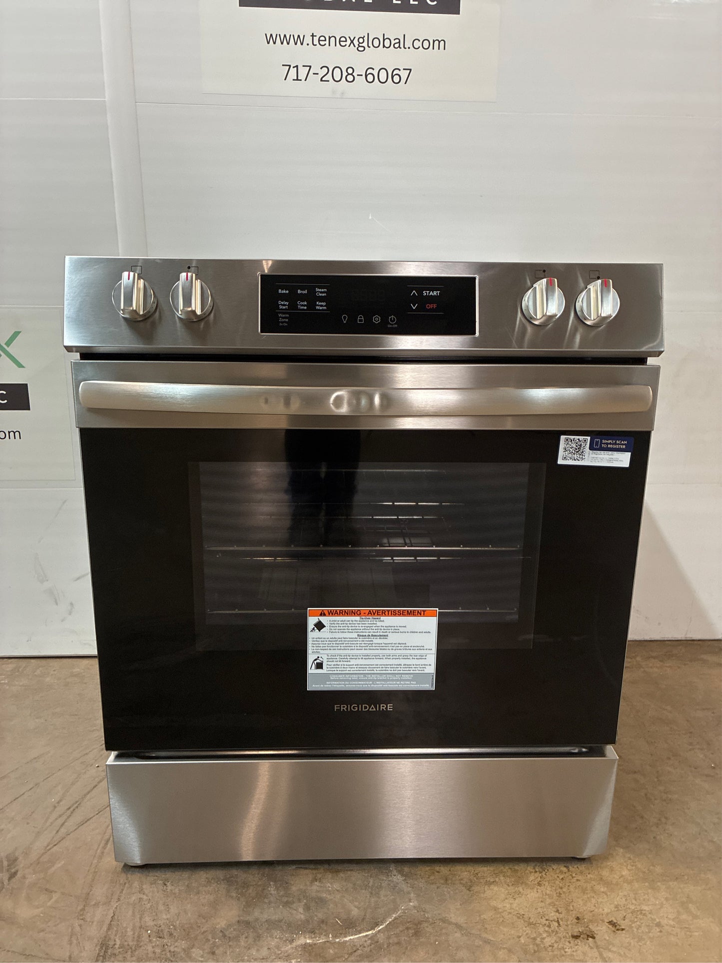 Frigidaire 30 in. 5-Burner Slide-In Electric Range SS