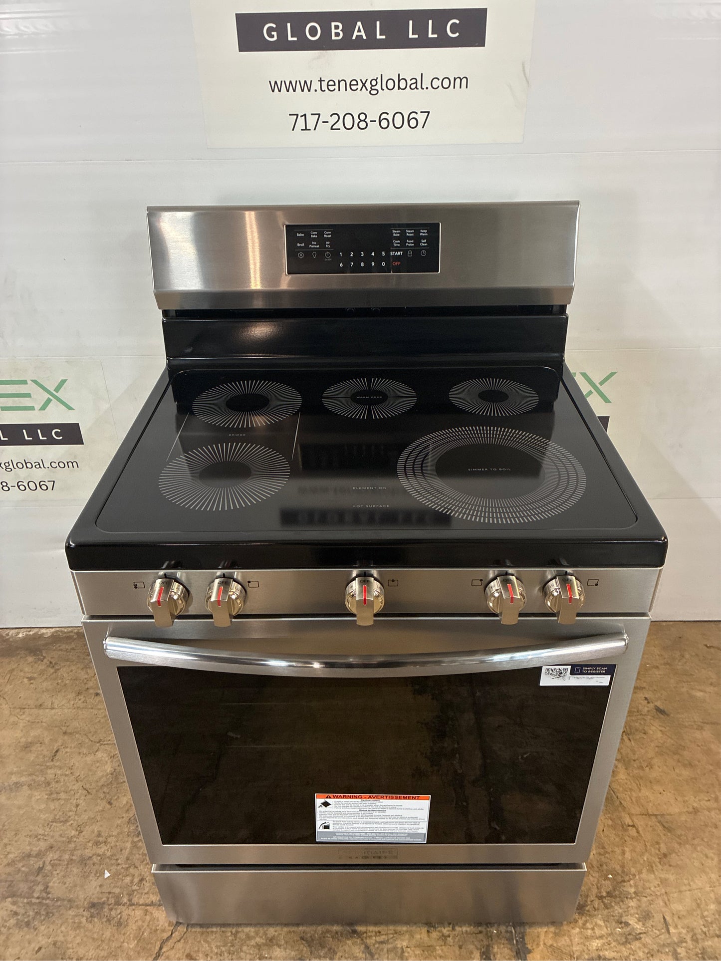 Frigidaire Gallery 30in 5 Burner Freestanding Electric Range