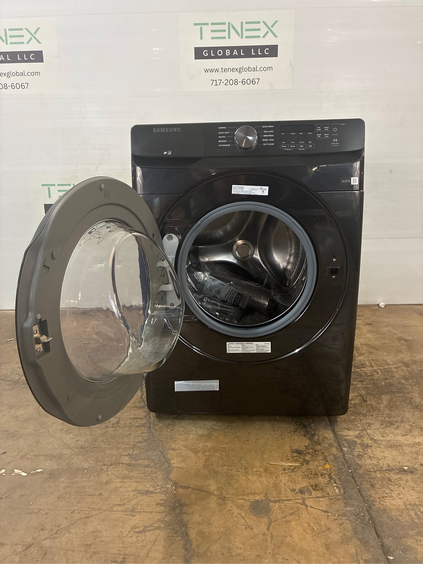 Samsung 4.5 cuft Front-Load Washer, Brushed Black