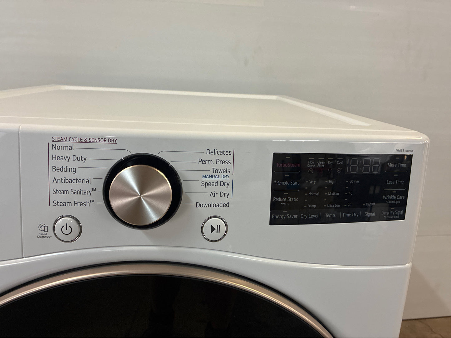 LG 7.4 Cu. Ft. Vented Electric Dryer, White