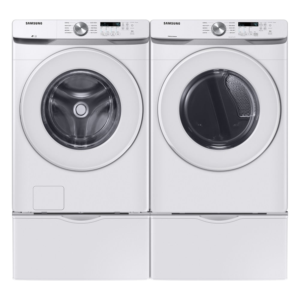 Samsung 7.5-cu ft Stackable Dryer (White)