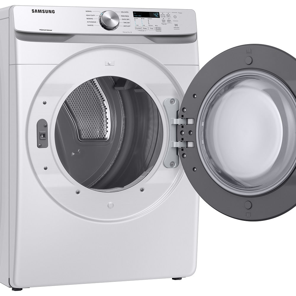 Samsung 7.5-cu. ft Stackable Dryer (White)