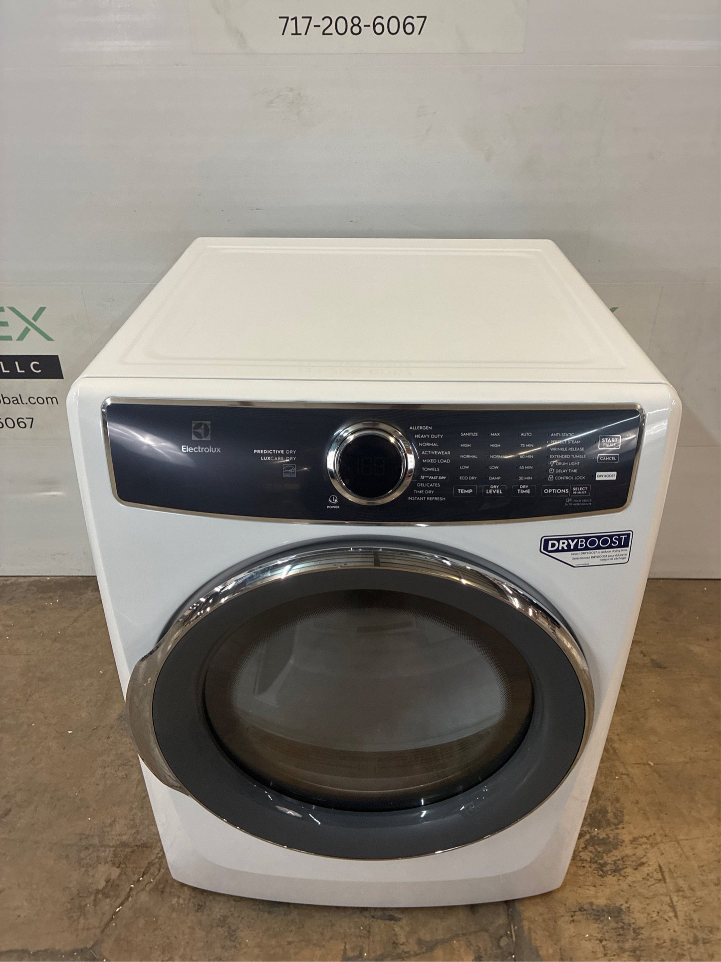 Electrolux 8 cu ft Vent Front-Load Electric Dryer, White