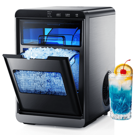SIMZLIFE Nugget Ice Maker, 44lbs/24H