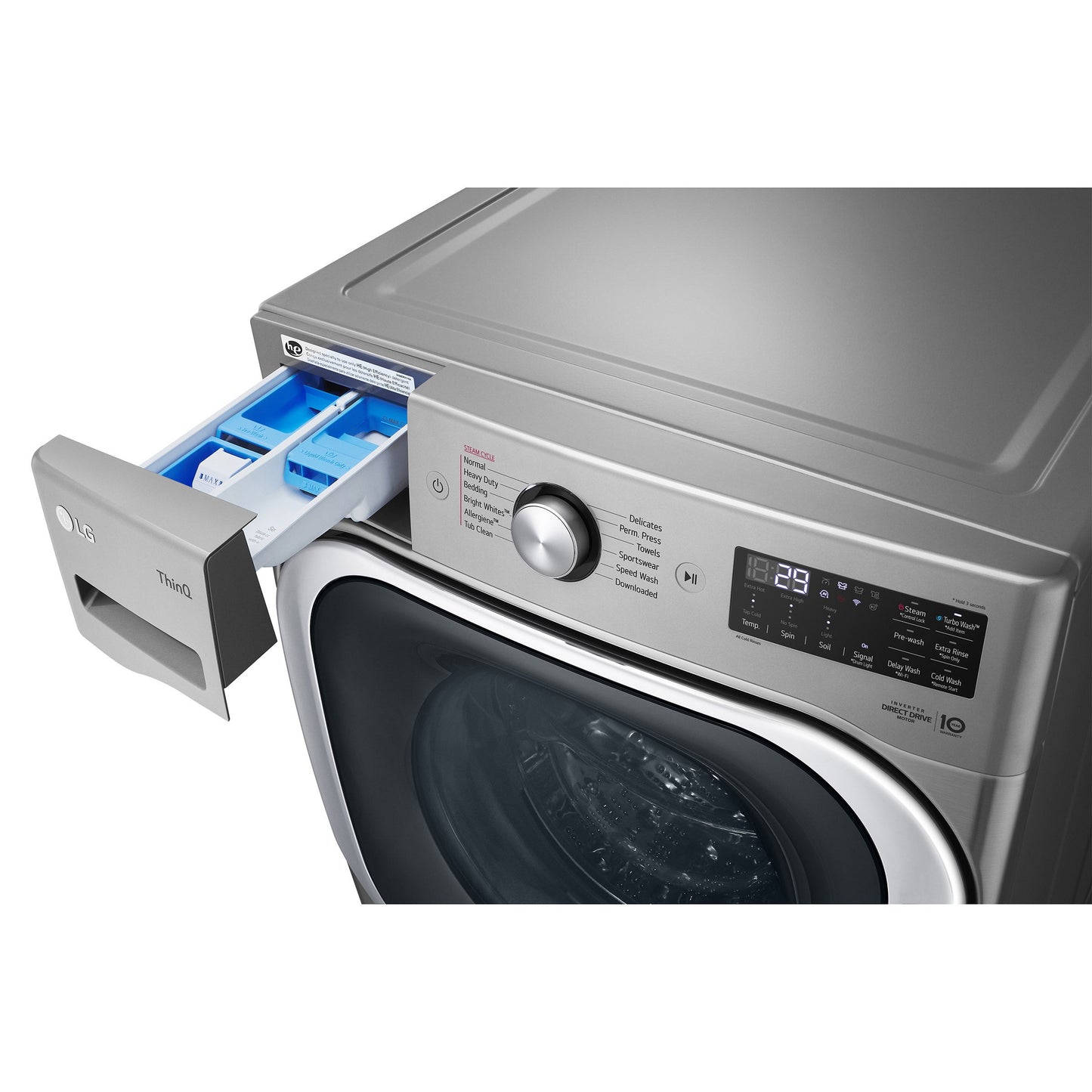 LG 5.2 cu. ft. Smart Wi-Fi Front Load Washer