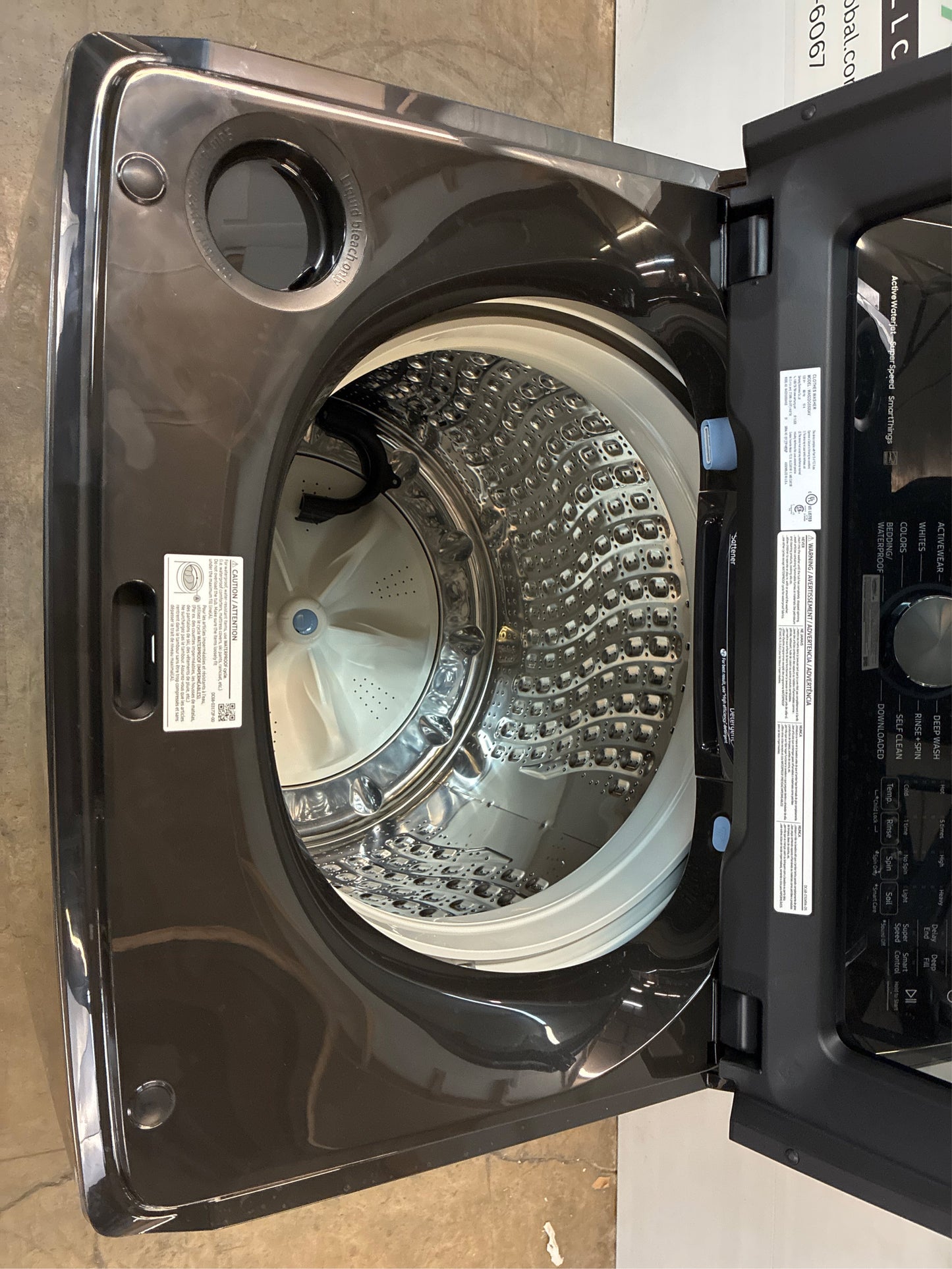 Samsung Smart Top Load Washer w/ Super Speed Wash Black