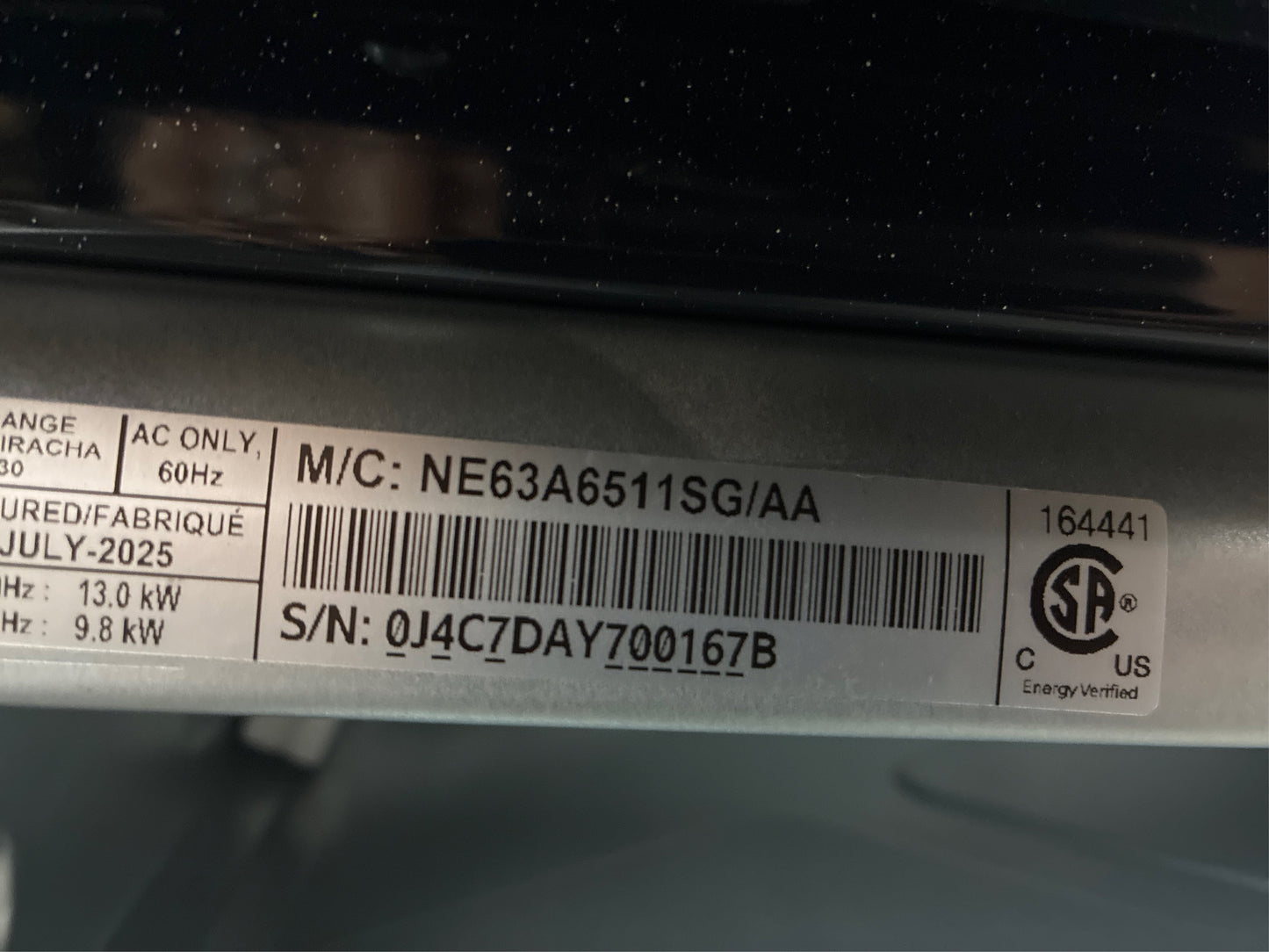 Samsung 6.3 cu.ft. 5-Burner Electric Range