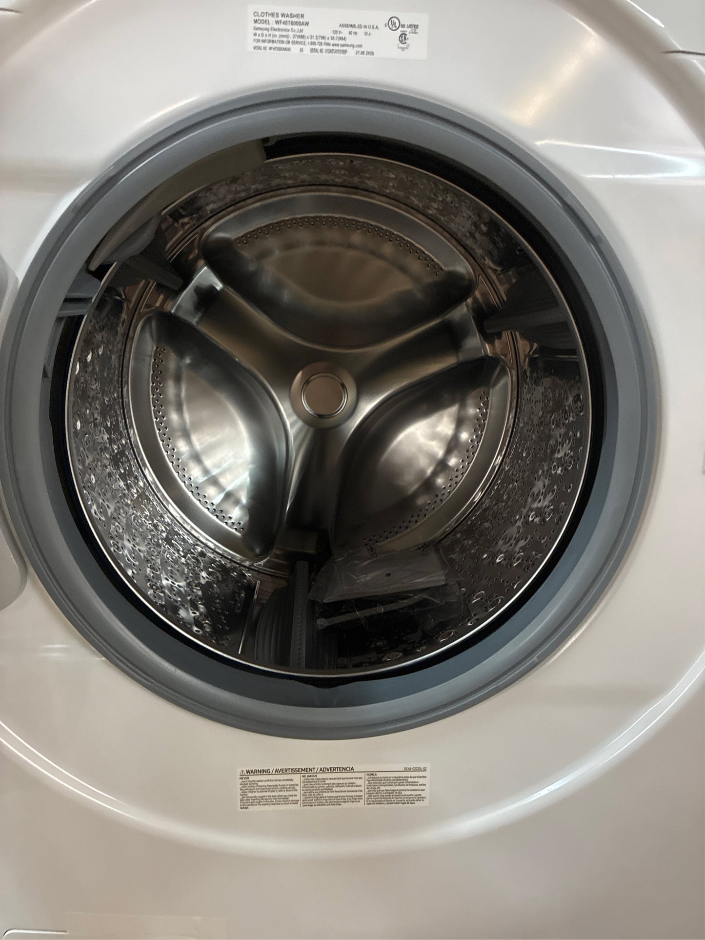Samsung 4.5 cuft Front-Load Washer White