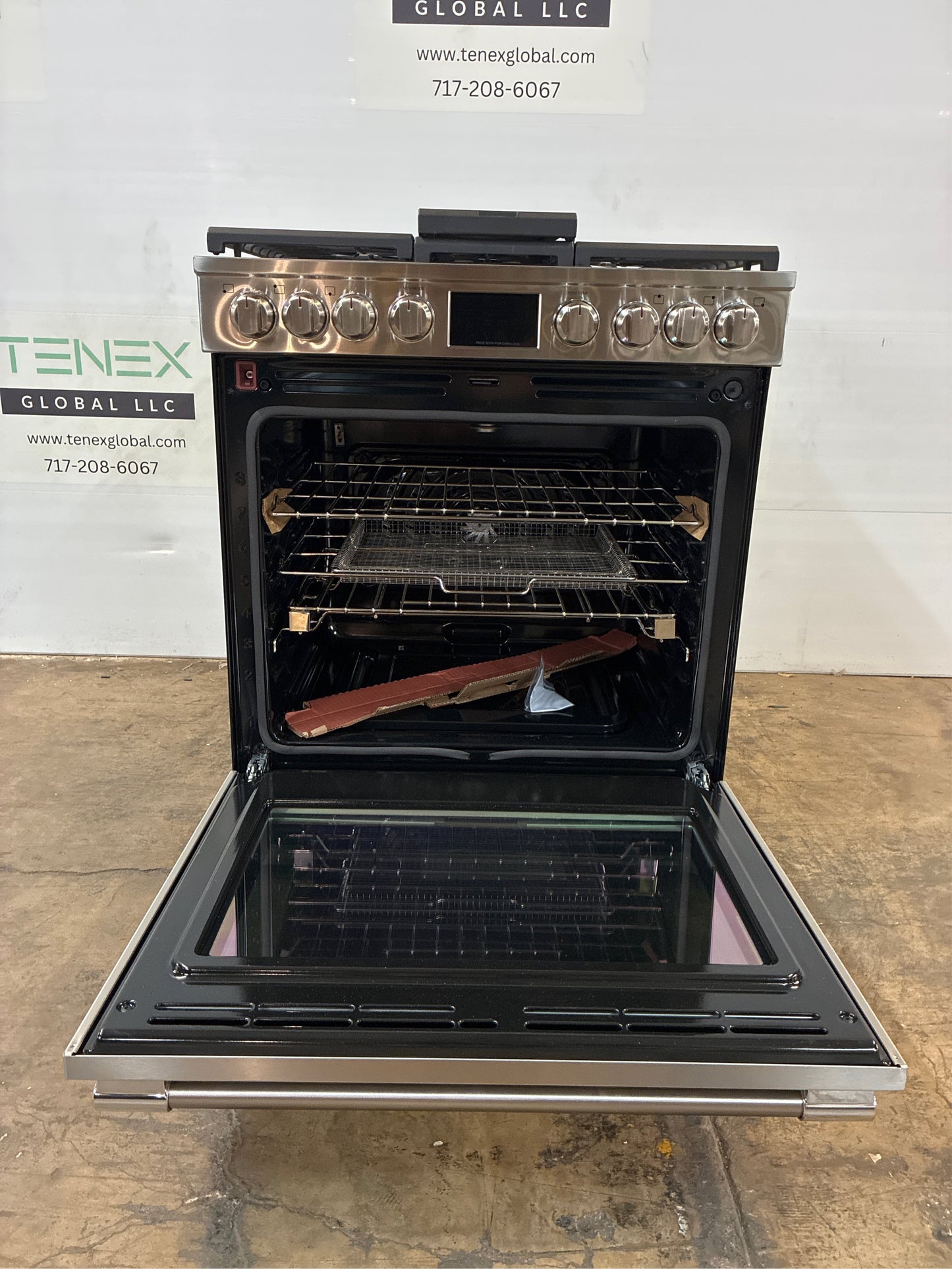 Frigidaire 30" 6 Burner Gas Range in Stainless Steel