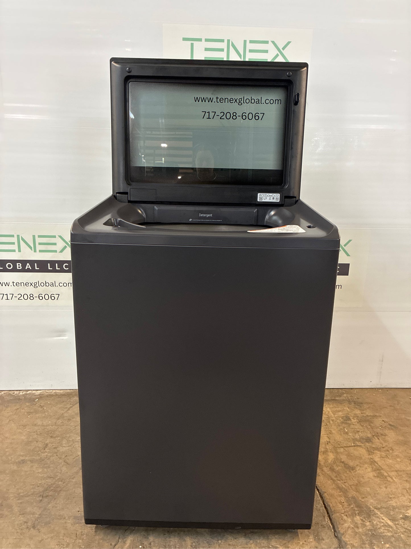 LG 5.5-cu ft Top-Load Washer (Matte Black)