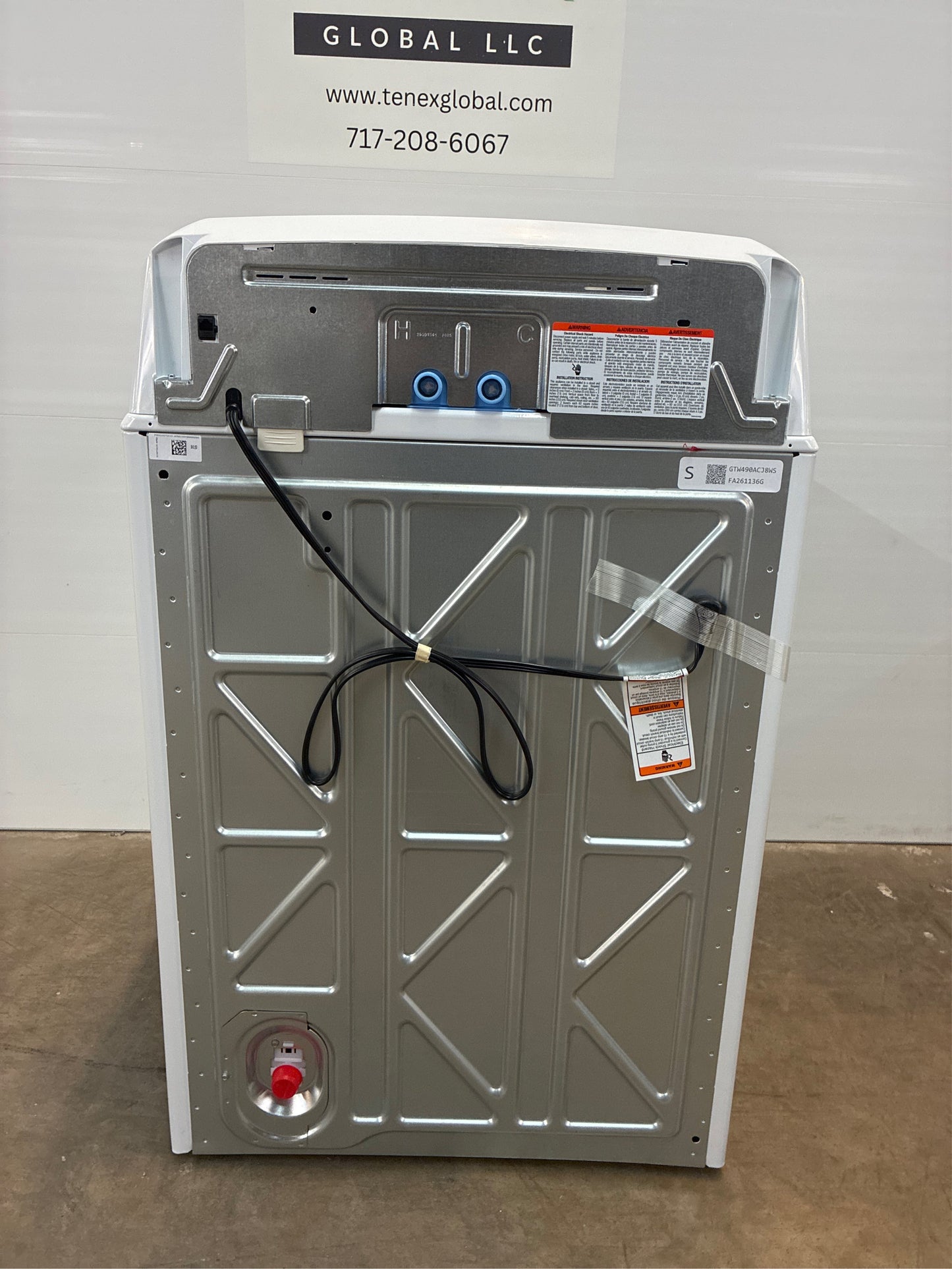 GE 4-cu ft Agitator Top-Load Washer (White)