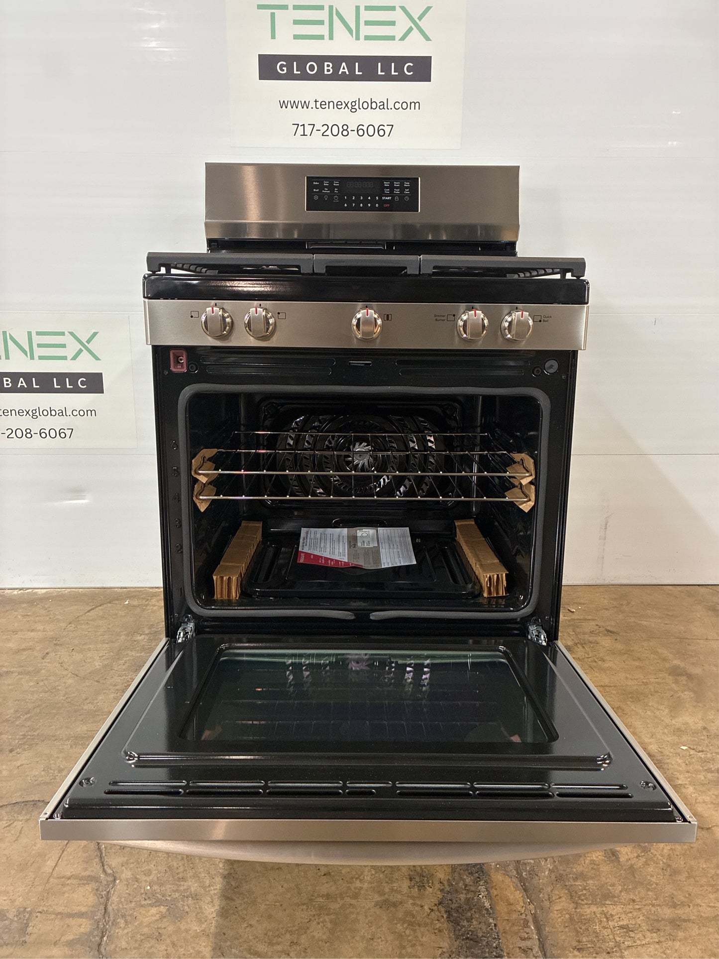 Frigidaire 30" 5 Burners Gas Range 5.1-cu ft
