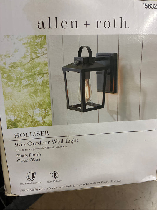 Allen+roth 9-in Outdoor Wall Light