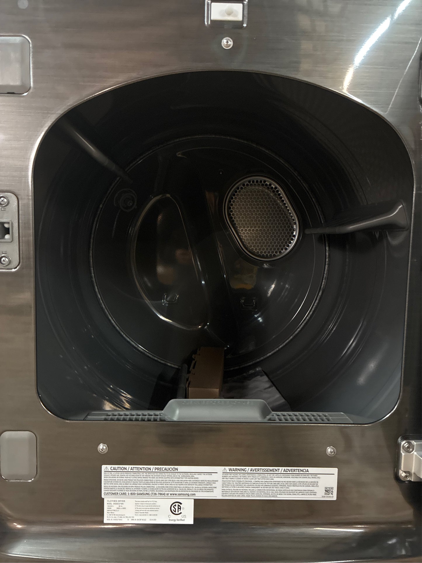Samsung Brushed Black 7.4 cu. ft. Electric Dryer
