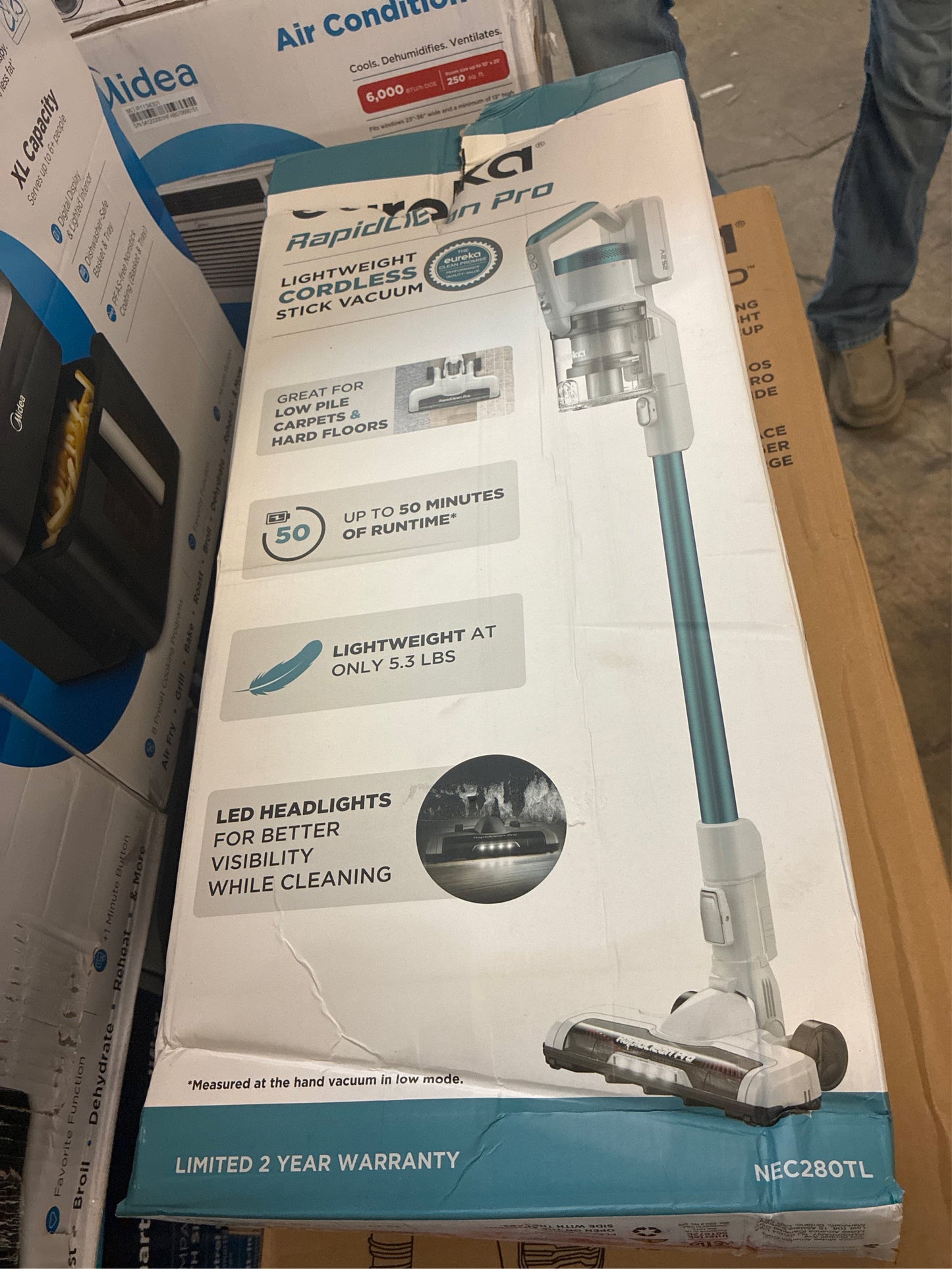 Eureka RapidClean Pro Cordless Vacuum, Green