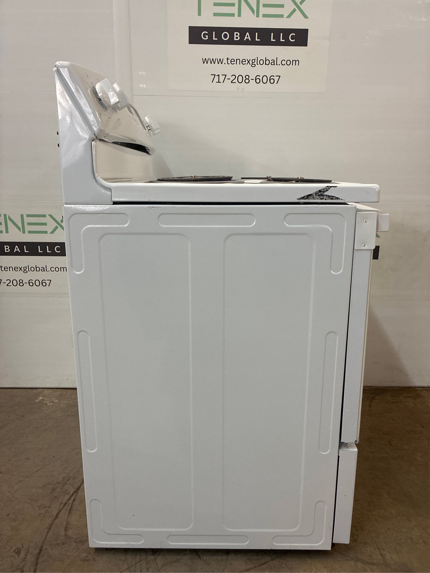 GE 30 in. 4-Burner Electric Range, White