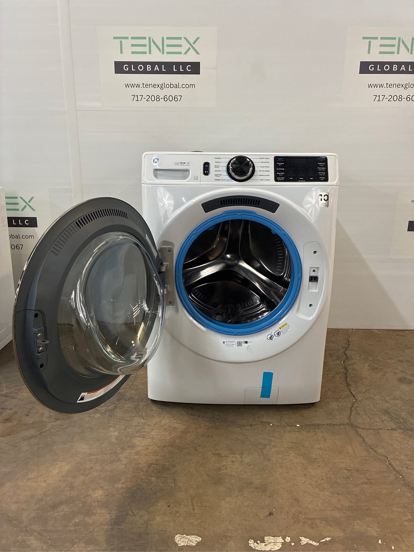 GE 5-cu ft Front-Load Washer (White)