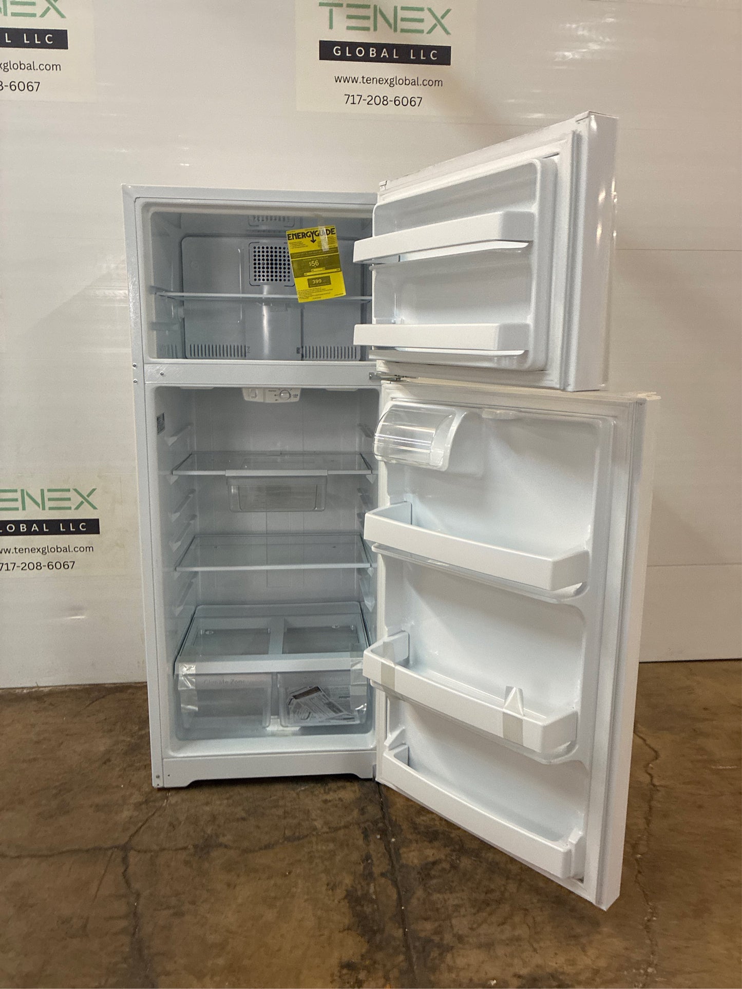 GE 17.5-cu ft Top-Freezer Refrigerator (White)