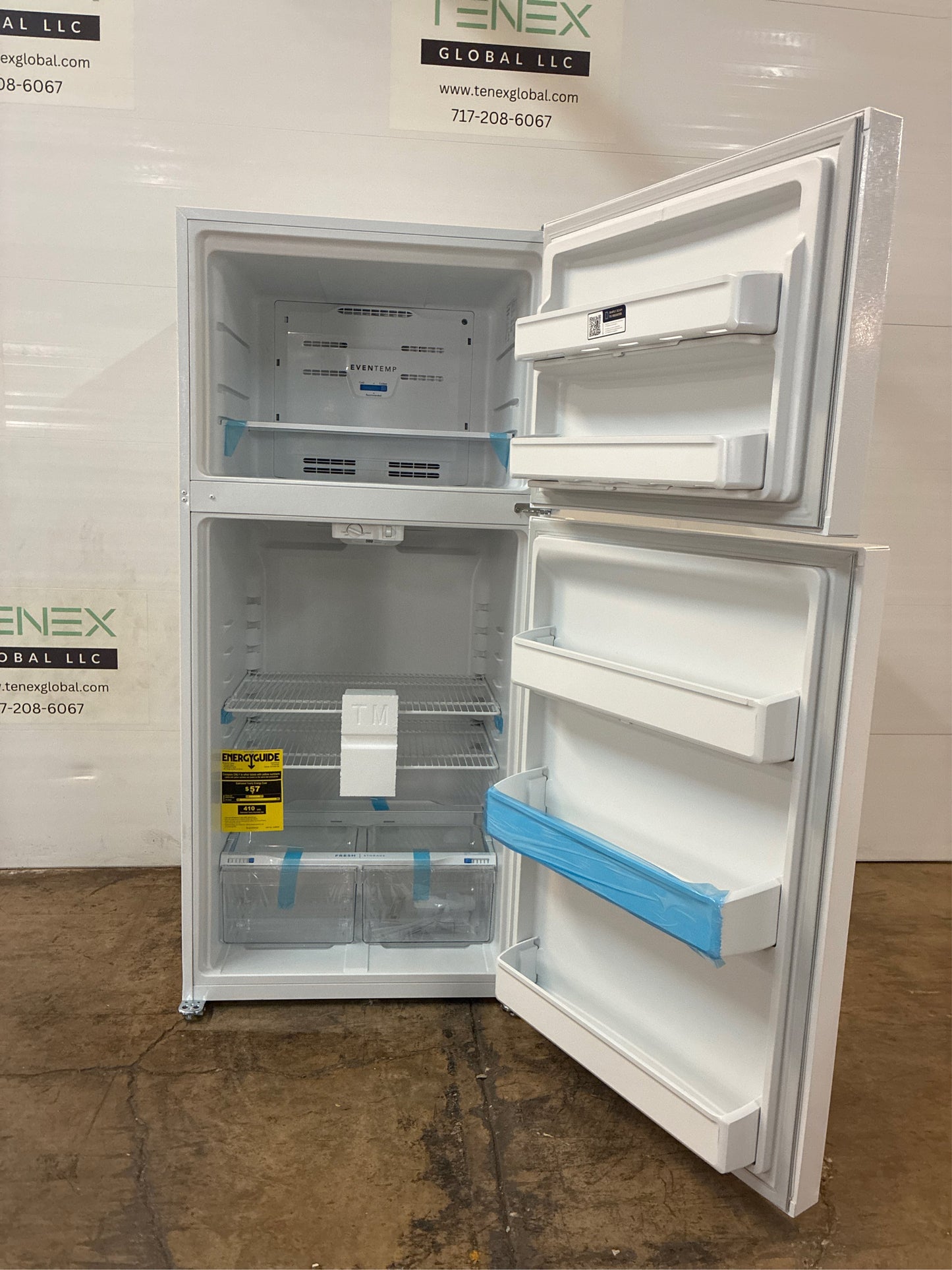 Frigidaire 18.2 cu.ft Top Freezer Refrigerator in White