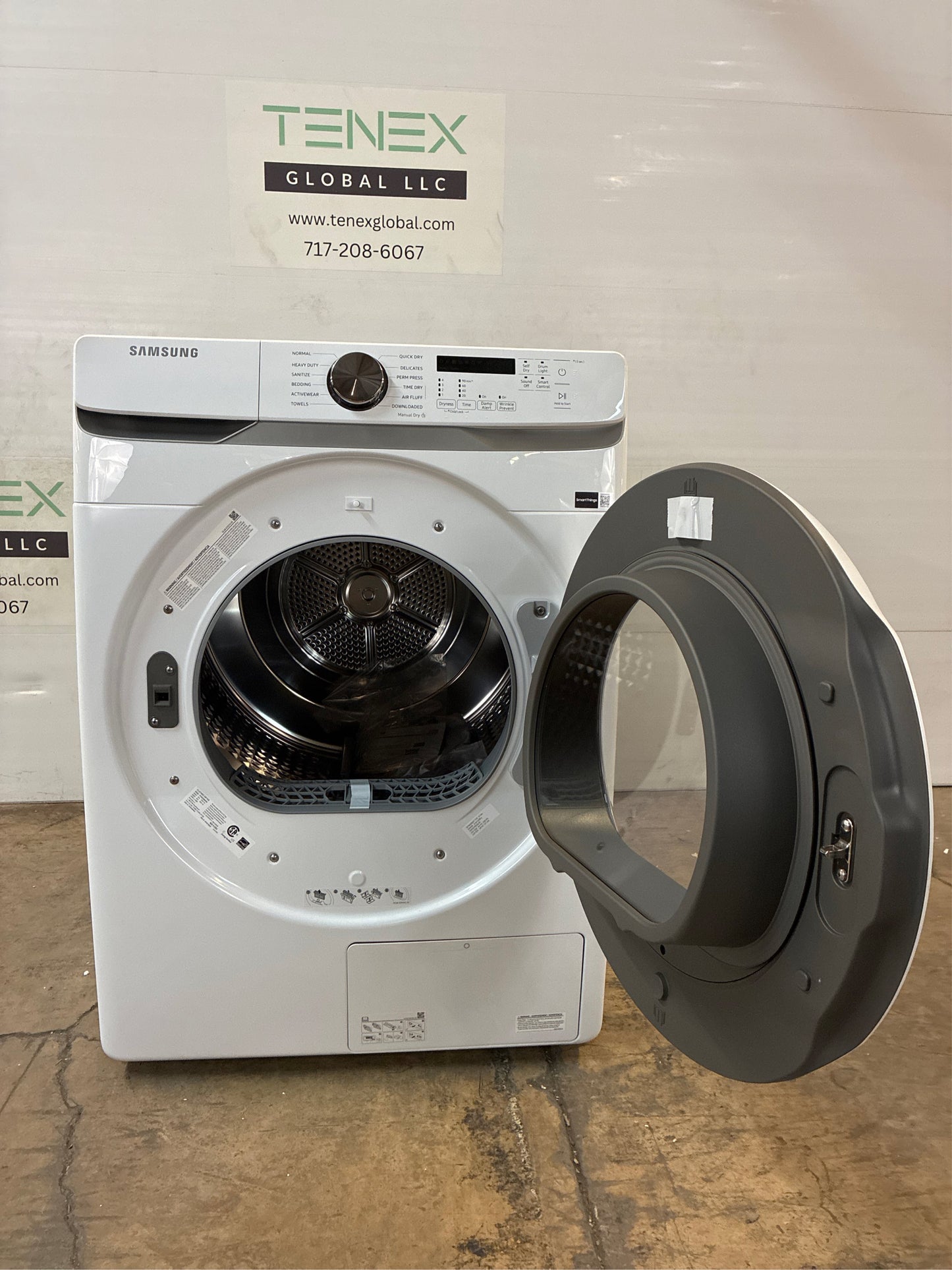 Samsung 7.5 cu ft Stackable Heat Pump Dryer, White
