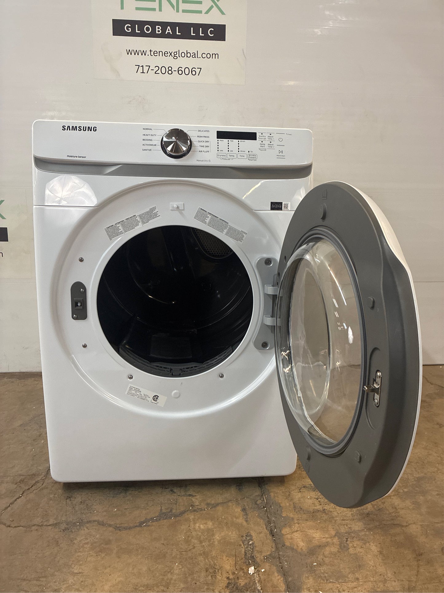 Samsung 7.5 cu ft Stackable Electric Dryer (White)