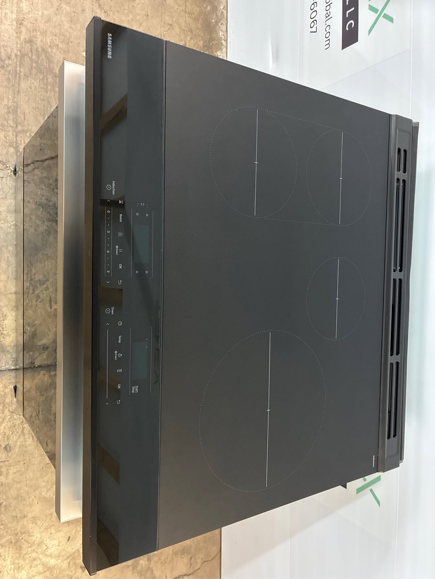 Bespoke 30 in. 6.3 cu.ft. 4 Burner Element Smart Slide-In Induction Range w/ AirFry in Stainless Steel