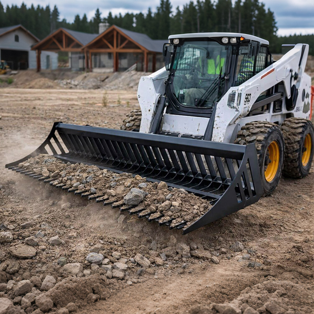 Greatbear Universal Skid Steer Rock Bucket