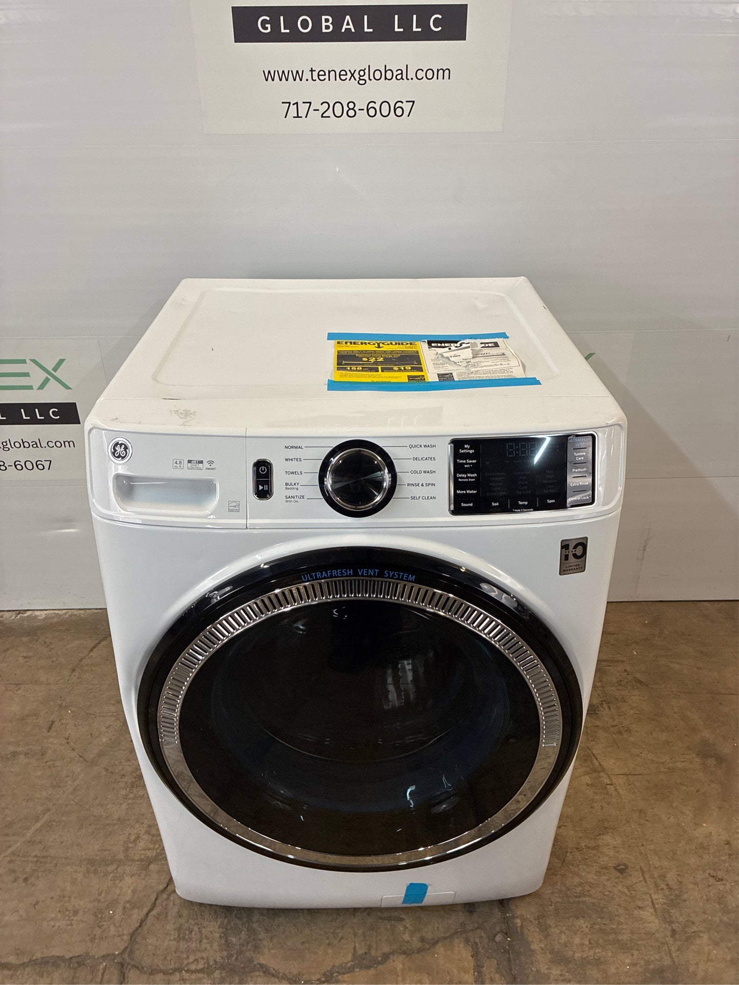 GE 4.8 cu. ft. Front Load Washer, OdorBlock
