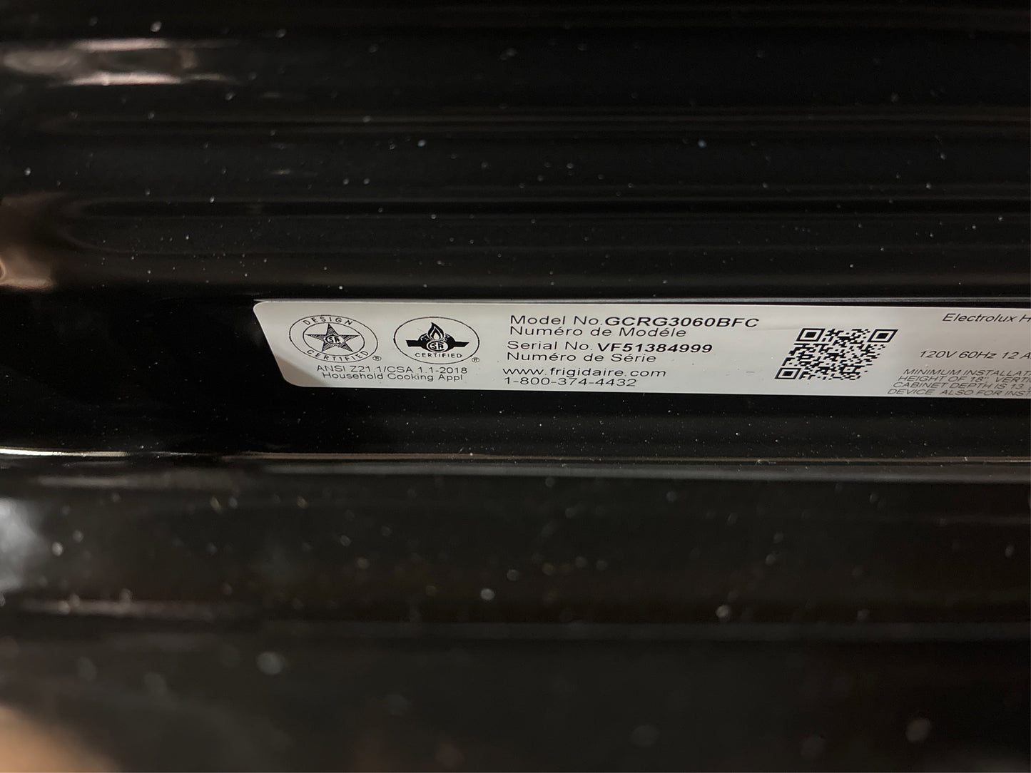 Frigidaire 30-in Range, Stainless Steel