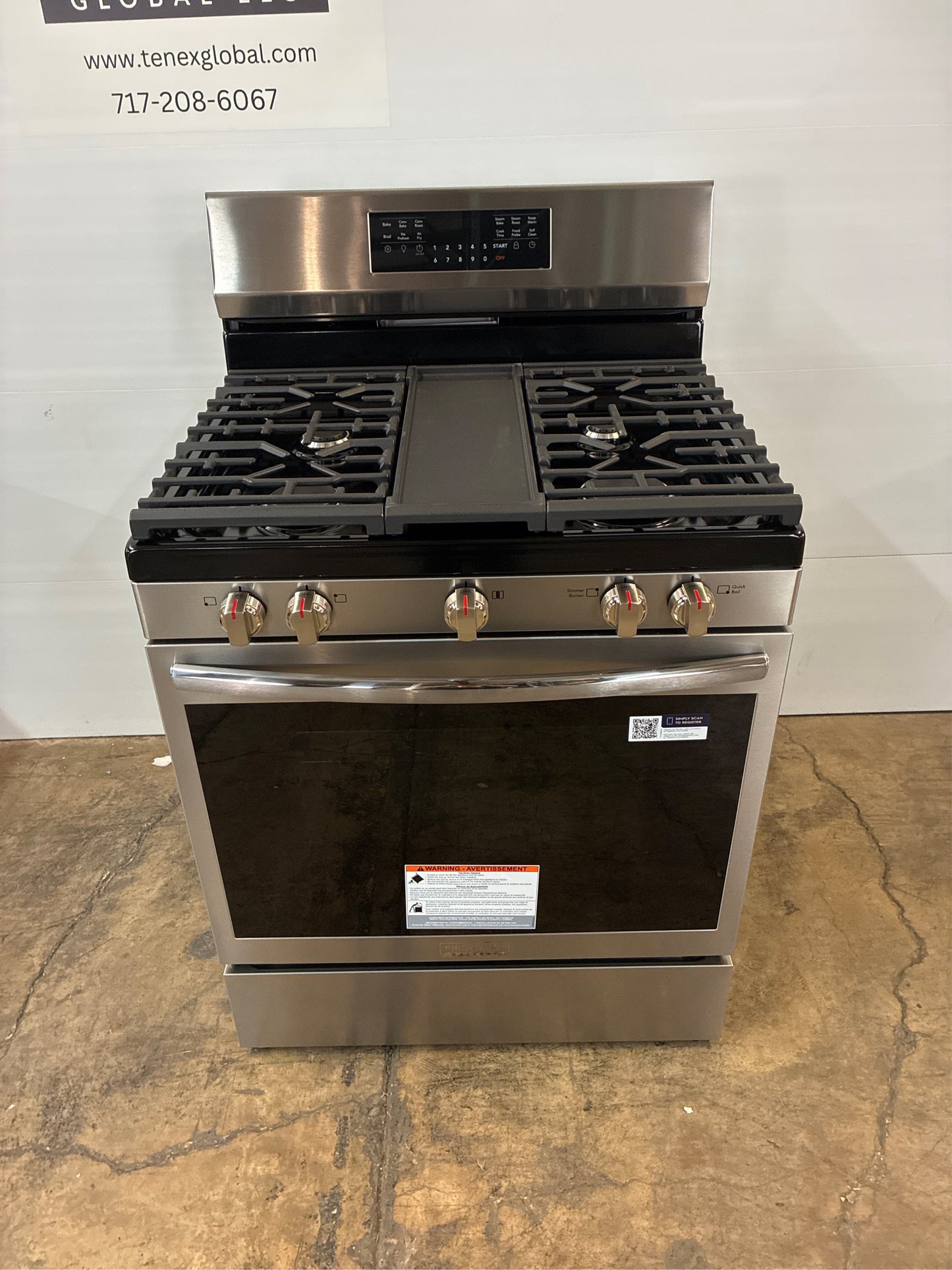 Frigidaire Gallery 30-in 5 Burners 5.1-cu ft Gas Range