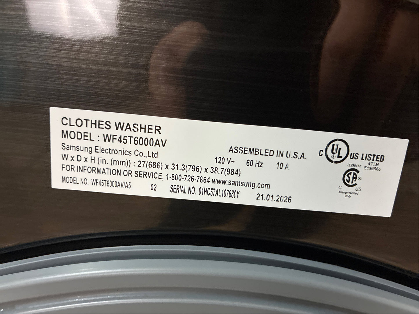 Samsung 4.5-cu ft Stackable Front-Load Washer