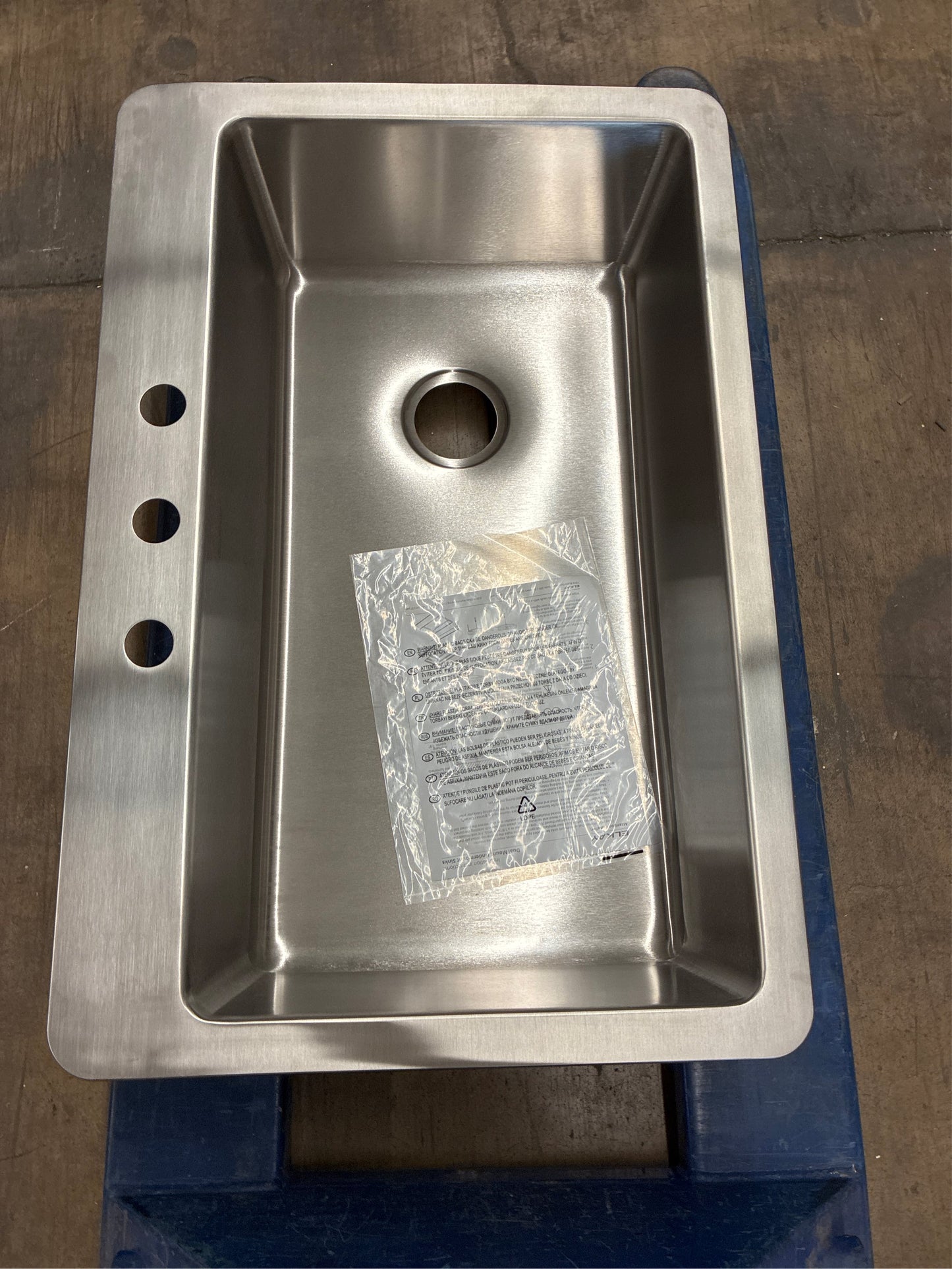 Elkay 33 in. Single Bowl Stainless Steel Sink