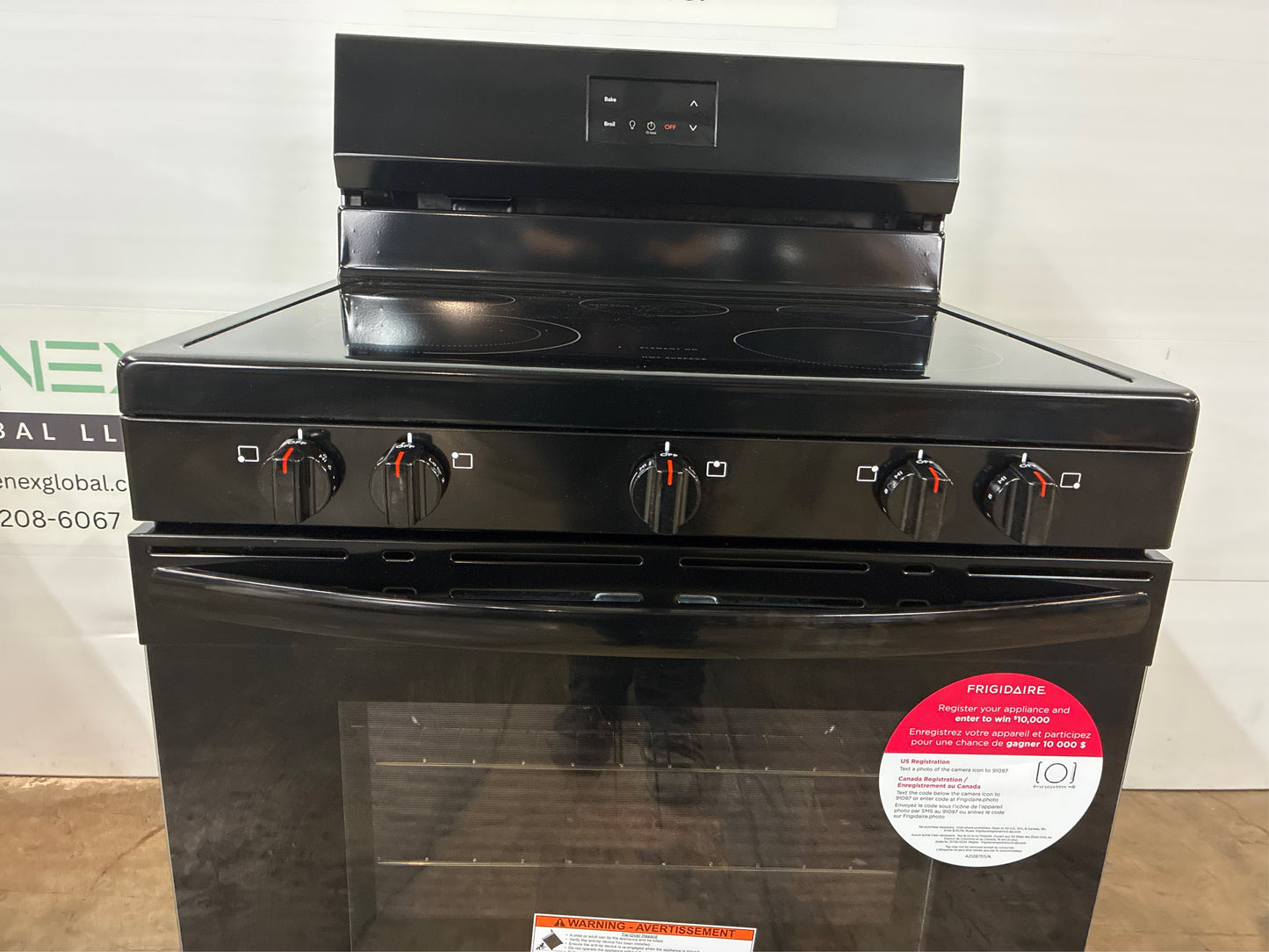 Frigidaire 30" Electric Range (Black)