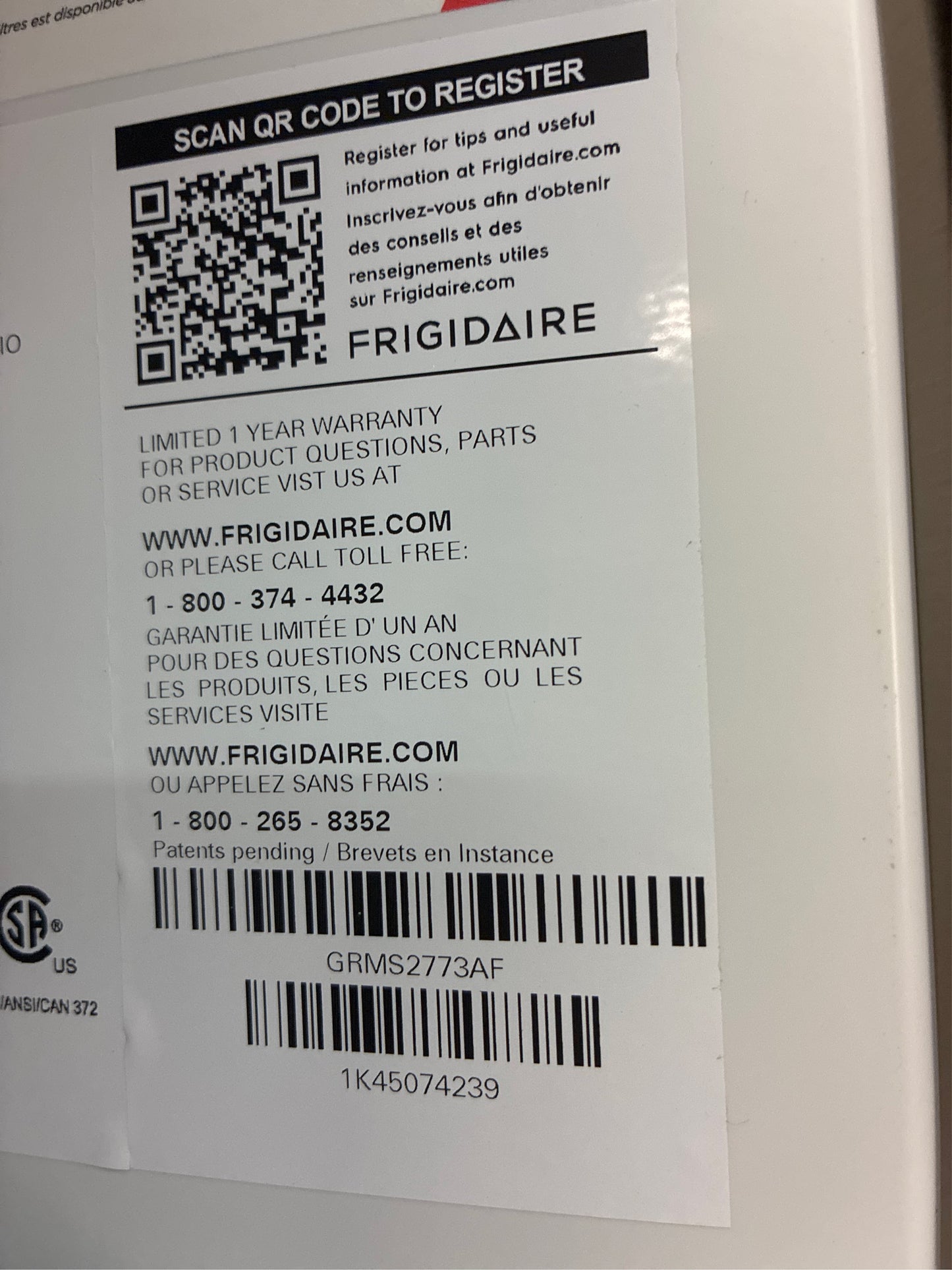 Gallery 36 in. 26.3 cu. ft. 4 Door Refrigerator