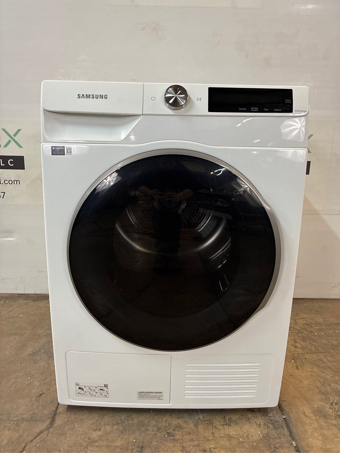 Samsung 4-cu ft Stackable Dryer (White)