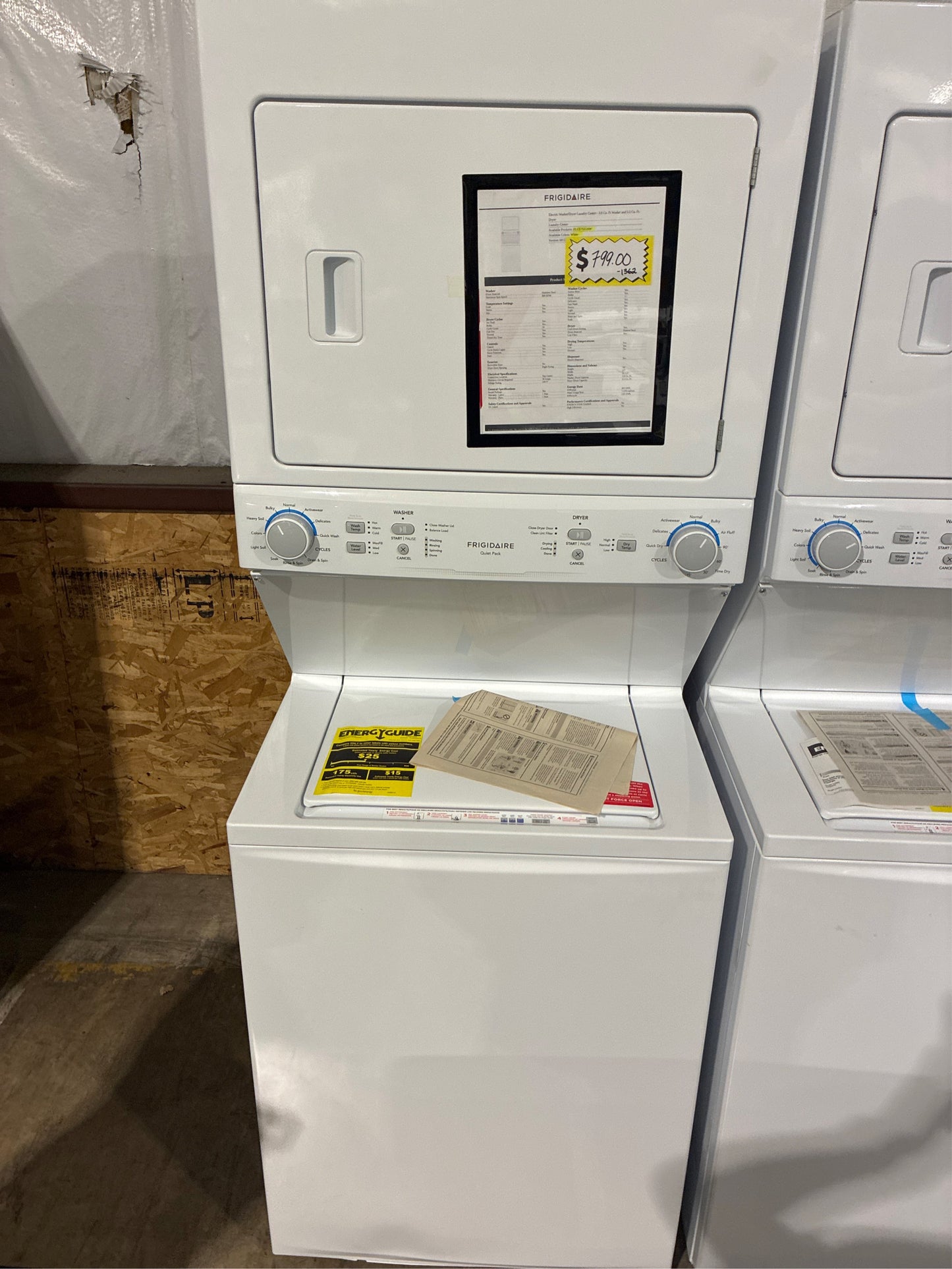 3.9 cu. ft. Washer and 5.5 cu. ft. Dryer Combo