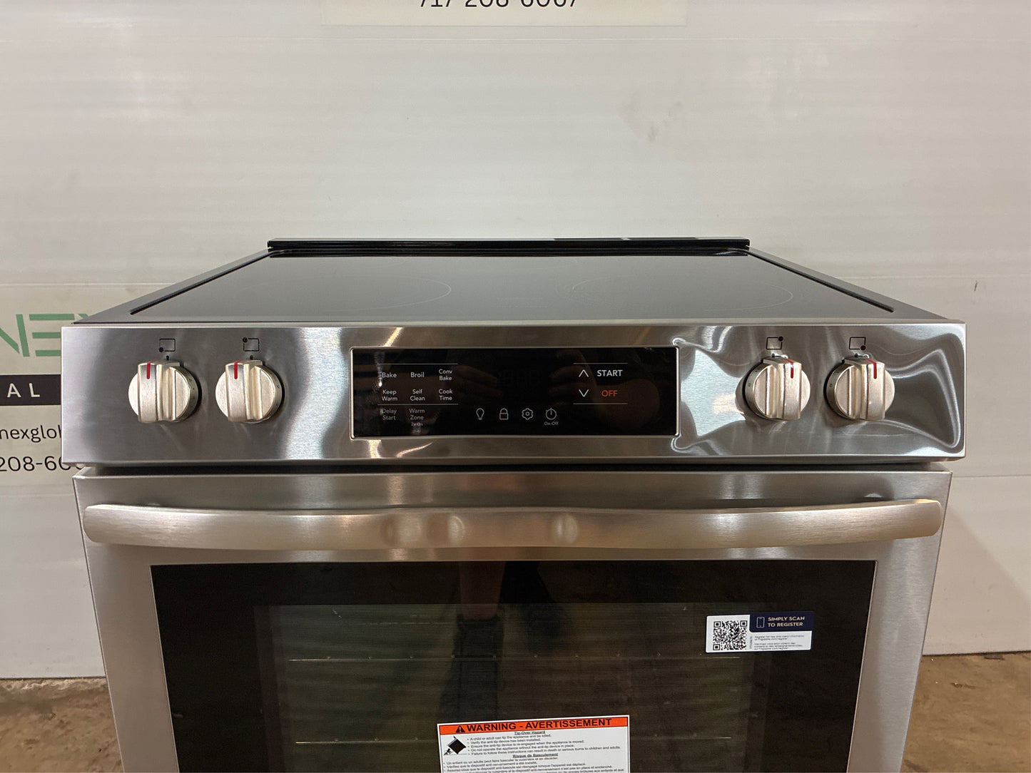 Frigidaire 30 in. Slide-In Electric Range, Convection