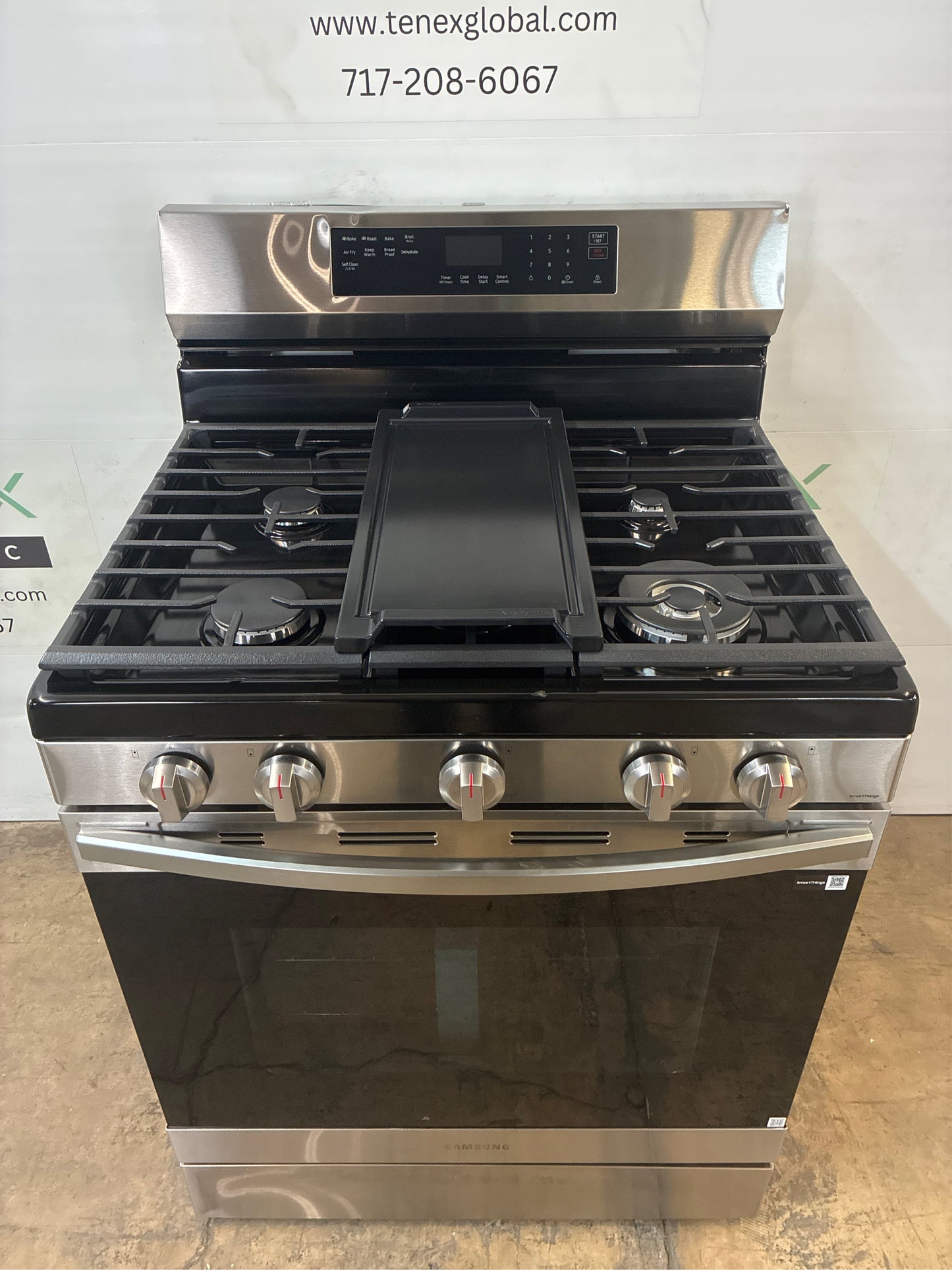 Samsung 30, 5-Burner Gas Range with Air Fry
