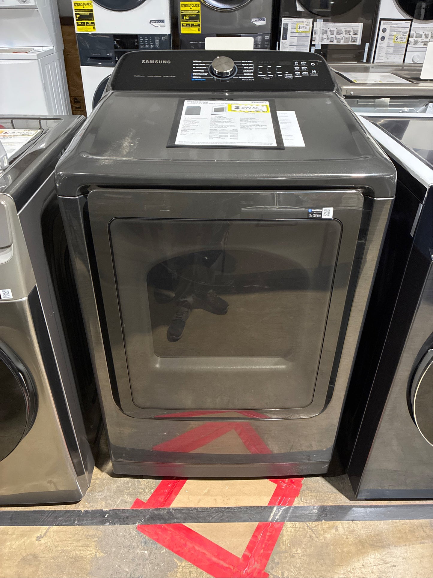 7.4 cu. ft. Smart Electric Dryer, Brushed Black