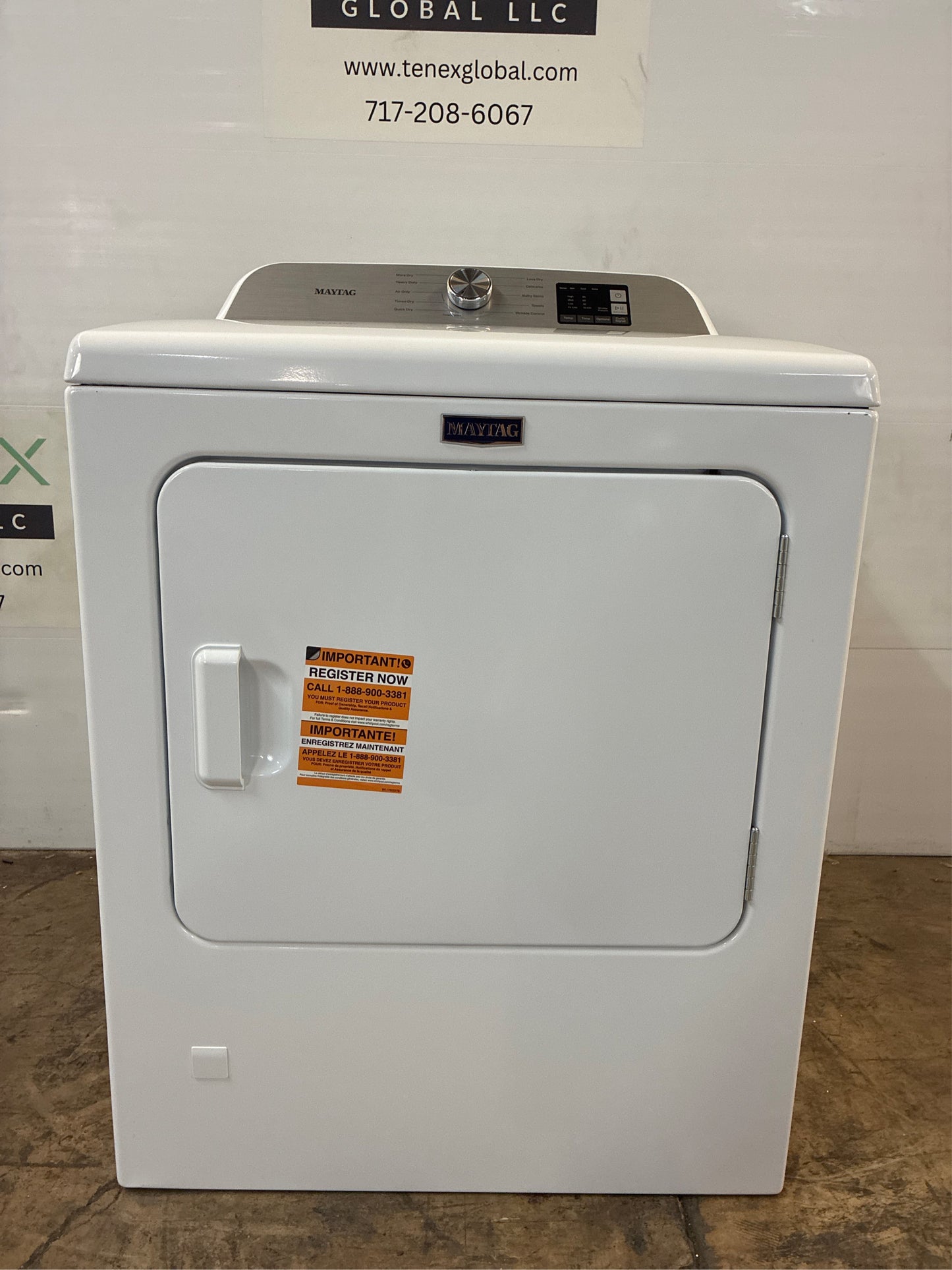 Maytag 7.0 cu. ft. White Electric Vented Dryer