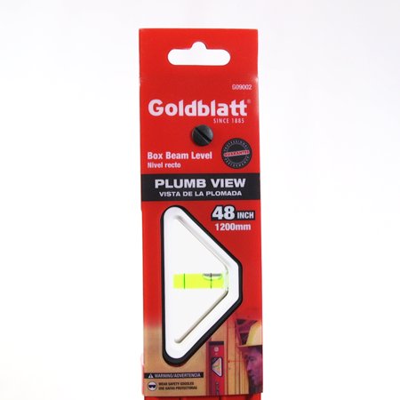 Goldblatt 48" Aluminum Box Beam Level
