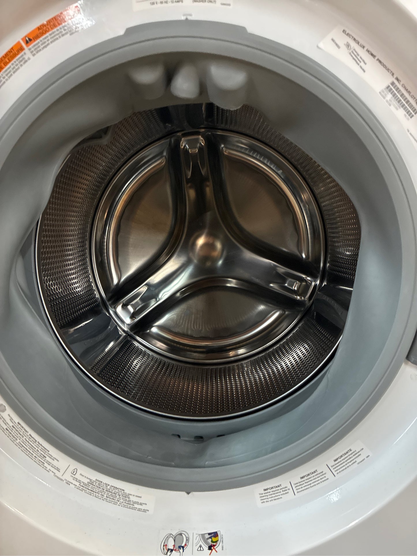 Electrolux 4.5/8.0 cu. ft. Washer Dryer Combo Tower, White