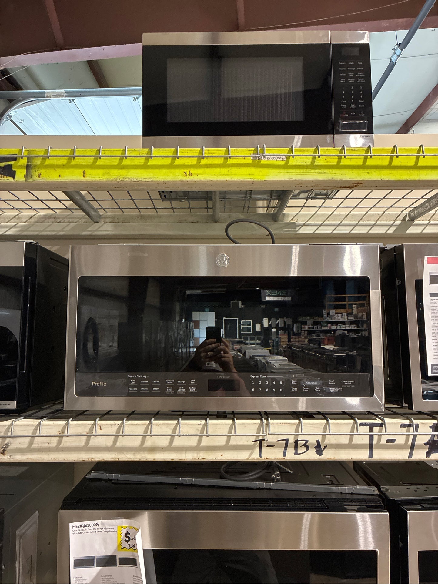 2.1 cu. ft. Over Range Microwave with Sensor