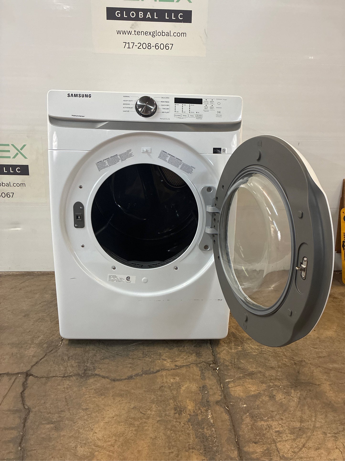 Samsung 7.5-cu ft Electric Dryer (White)