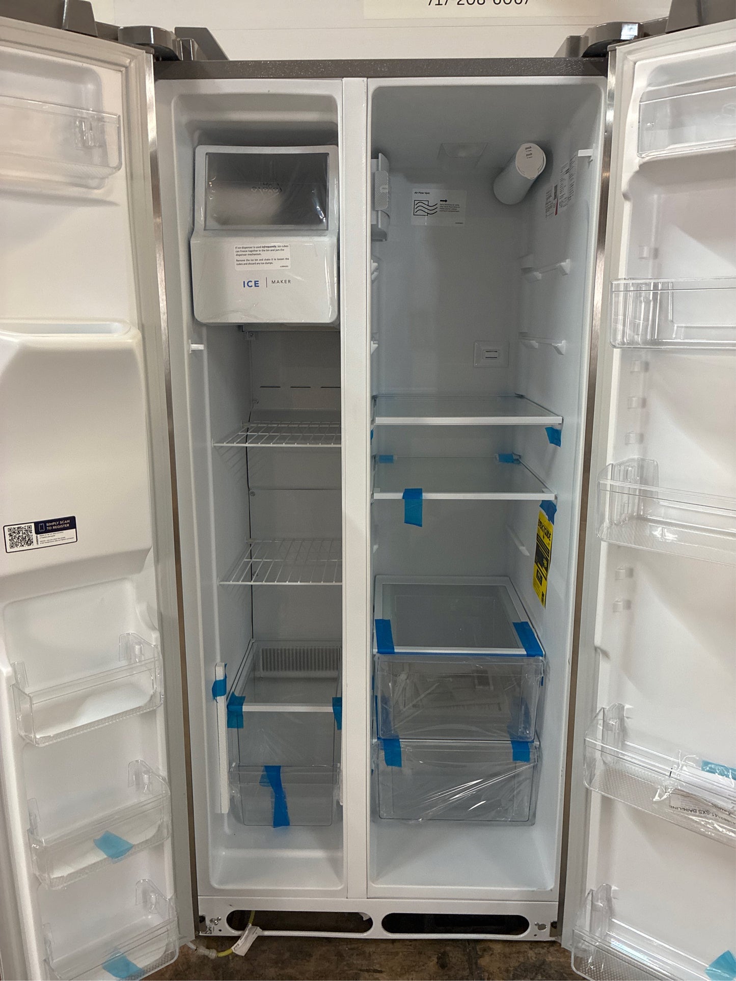 Frigidaire 22.3 cu ft Side-by-Side Refrigerator