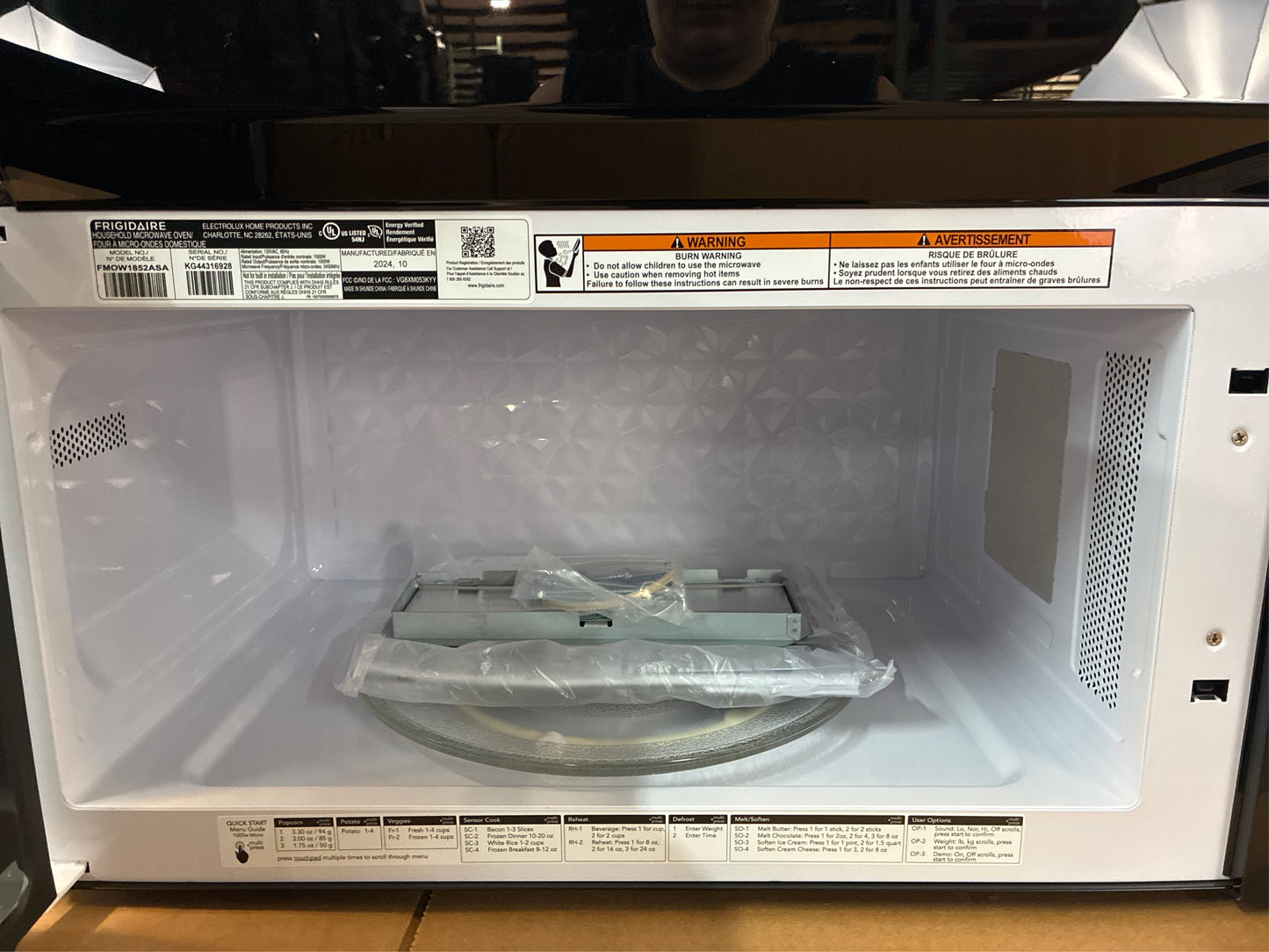 1.8 cu ft Over Range Microwave Stainless